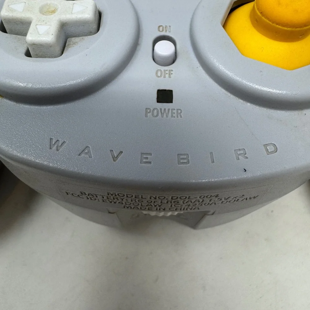 Nintendo GameCube WaveBird Wireless Controller Gray DOL-004 No Receiver Tested